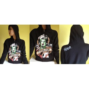 LOWBROW GIRLS HOODY DEAD SEA